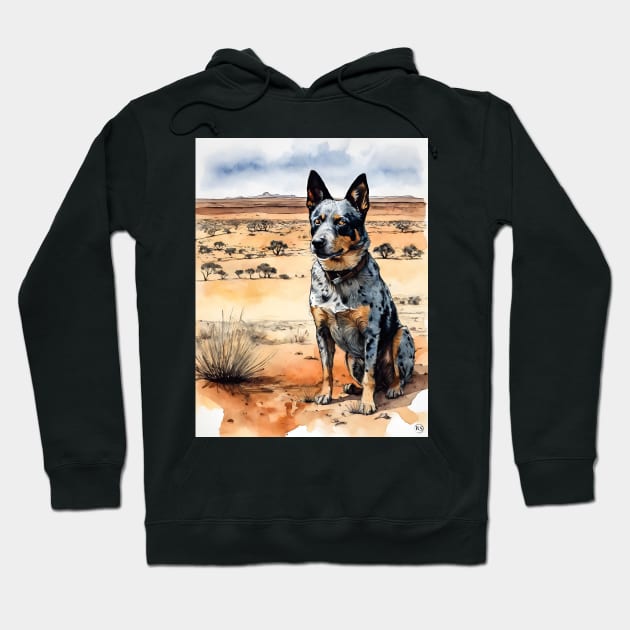 Australian Cattle Dog Hoodie by ArtShare